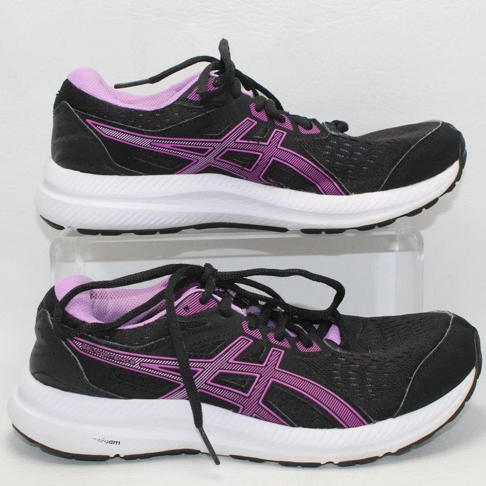 Asics Gel-Contend 8 Womens Running Shoes Black Orchid‎ Purple 1012B320 Size 6.5